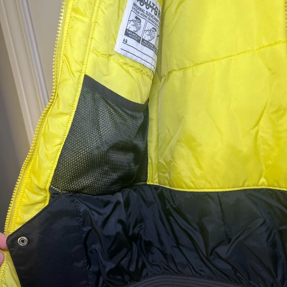 Columbia Kids' Black, Gray, and Yellow Winter Coat